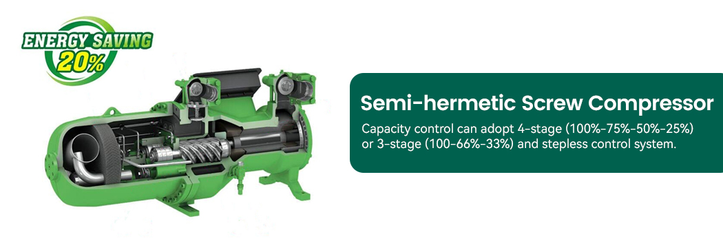 图2半热螺丝压缩机